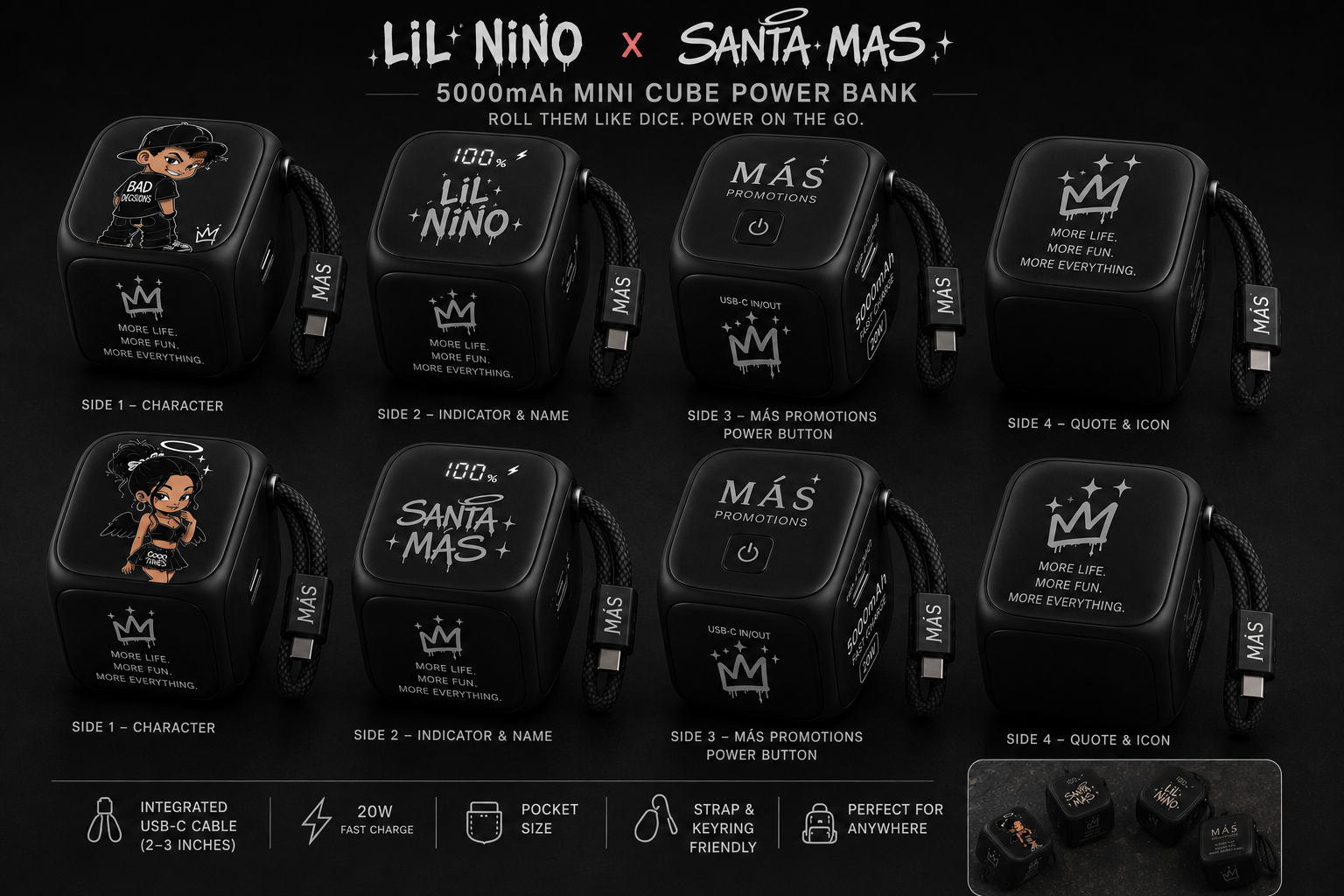 Lil Niño in his original hand-drawn lettering
